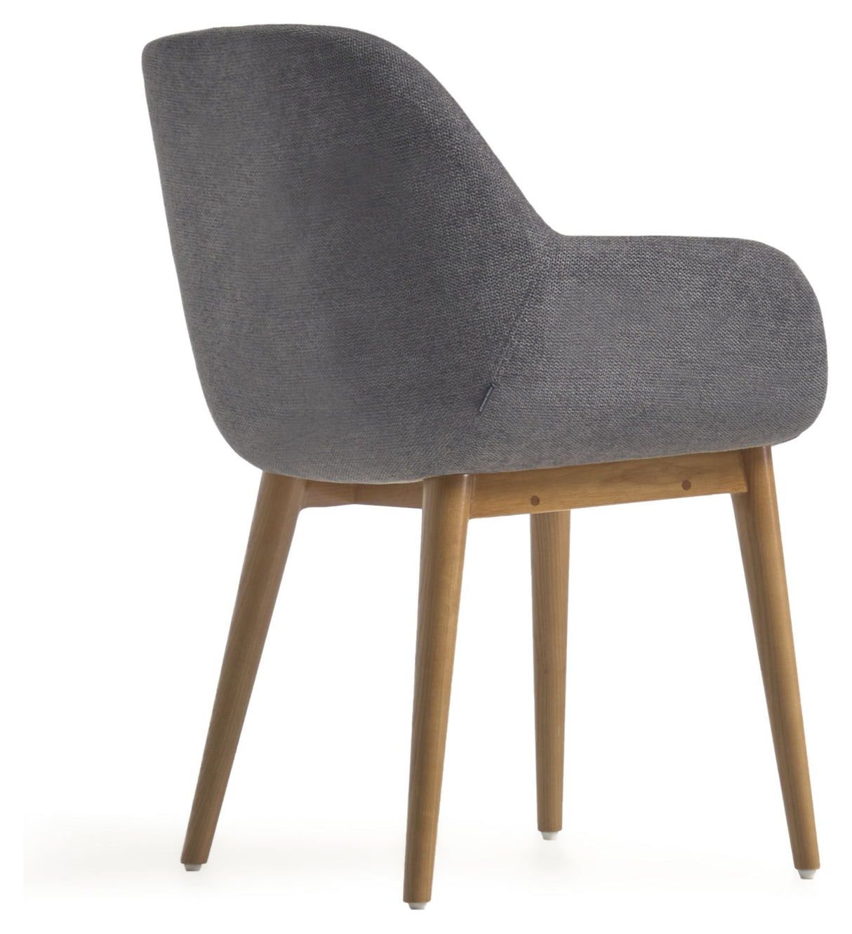 Konna Dining Chair, Dark Grey Chenille/Ask