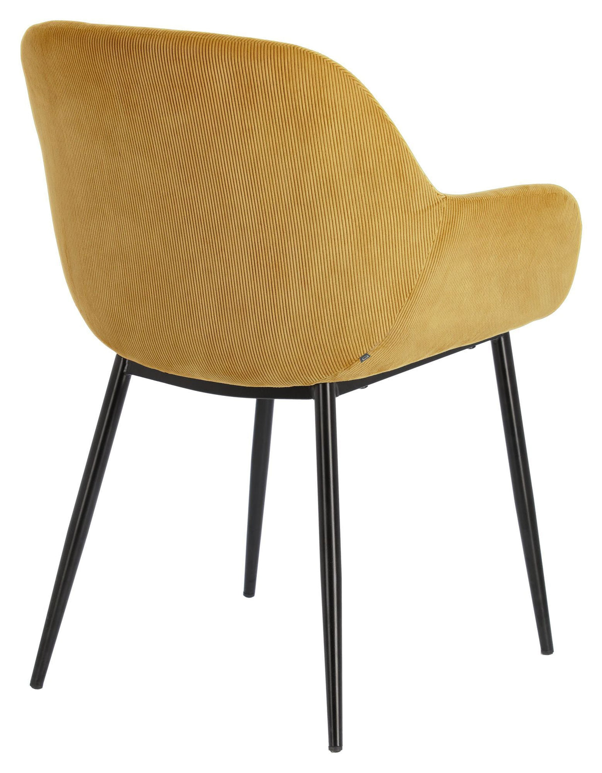 Konna Dining Chair, Mustard Velvet