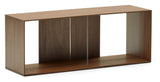 Litto Shelf -modul, stor, valnøttdefiner, 101x38