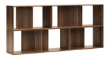 Litto Shelf -sett med 4 moduler, valnøttdefiner, 168x76