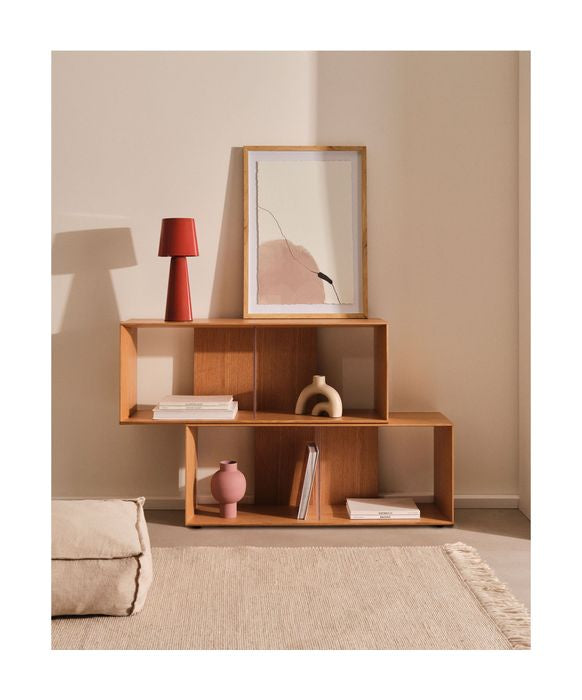 Litto Shelf -modul, stor, eik finér, 101x38