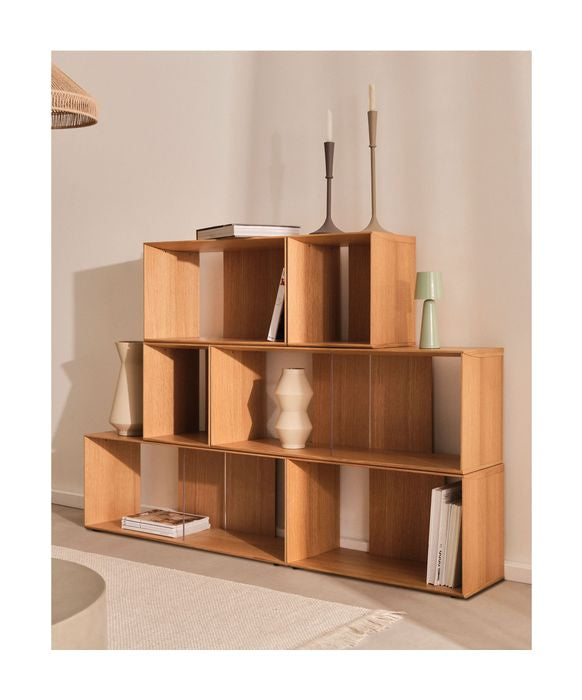 Litto Shelf -modul, stor, eik finér, 101x38