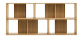 Litto Shelf Set of 4 Modules, Oak Fineer, 168x76