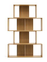 Litto Shelf Set of 4 Modules, Oak Fineer, 168x76