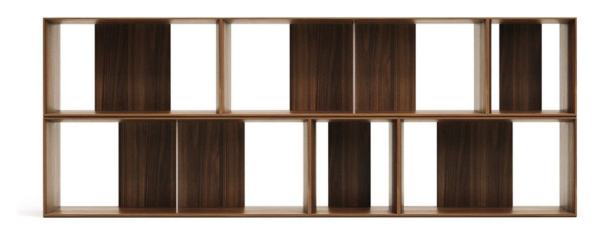 Litto Shelf Set of 6 Modules, Walnut Define, 101x152