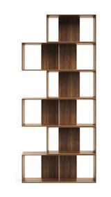 Litto Shelf -sett med 6 moduler, valnøttdefiner, 168x114