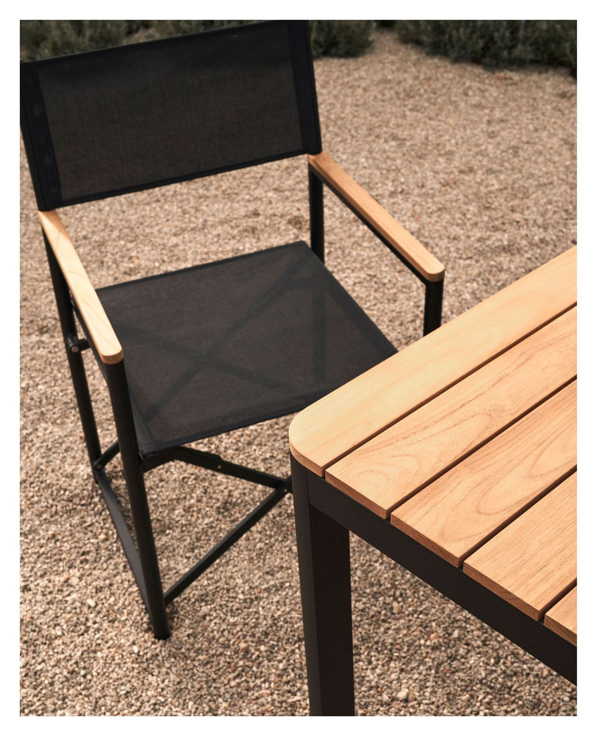 Llado Garden Chair, Black