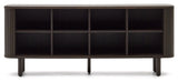 Mailen Sideboard med 2 dører, Ash Veneer/Dark Finish, 180x75