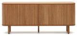 Mailen Sideboard med 2 dører, Ash Veneer/Natural Finish, 180x75