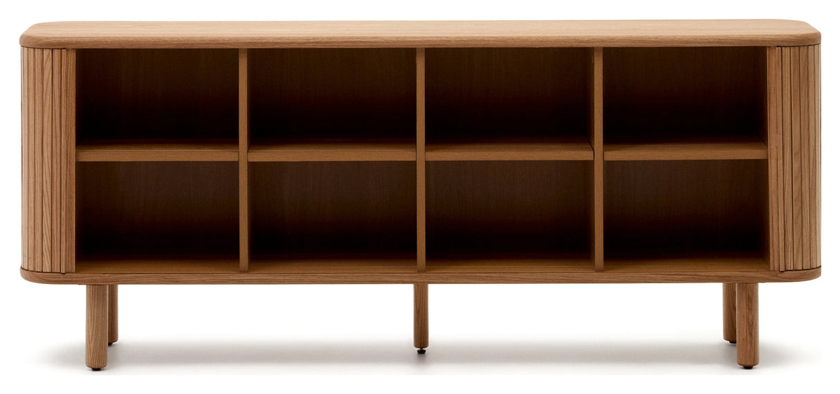 Mailen Sideboard med 2 dører, Ash Veneer/Natural Finish, 180x75