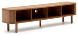 Mailen TV-Table med 2 dører, Ash Veneer/Natural Finish, 200x50