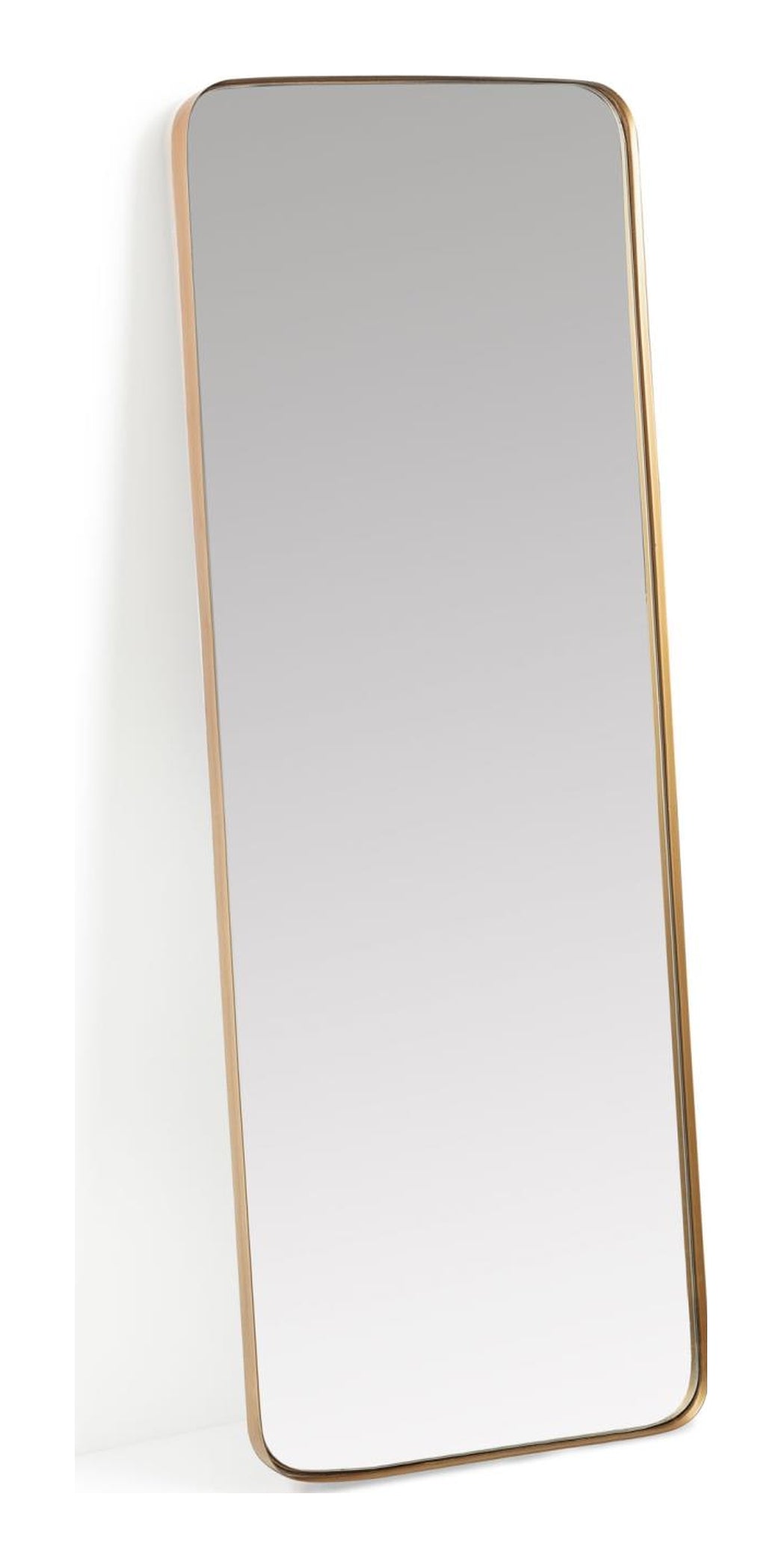 Marco Mirror med gullmetallramme, 150,5x55