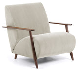 Marthan Lounge -stol Beige Velvet