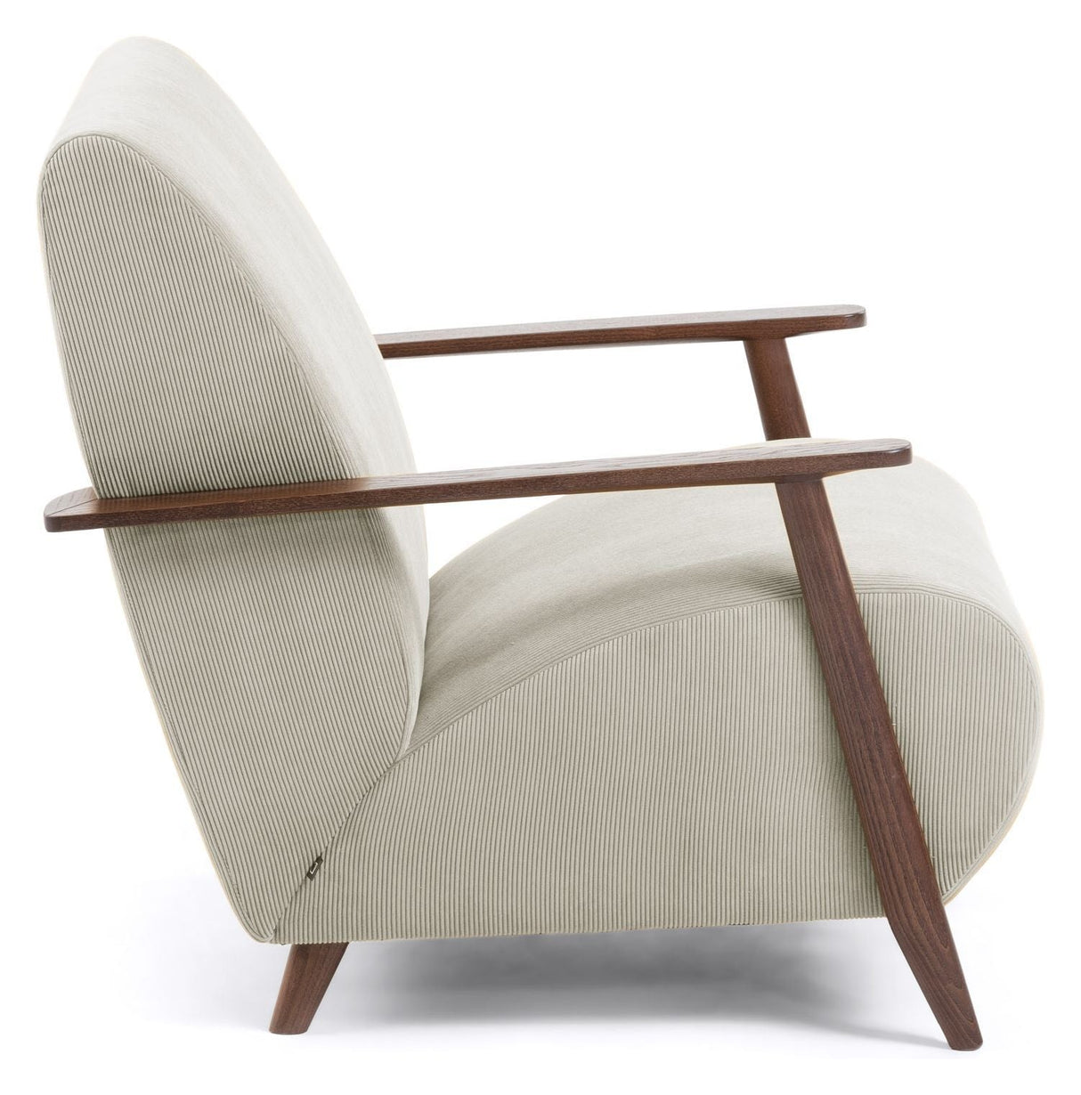 Marthan Lounge -stol Beige Velvet