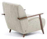 Marthan Lounge -stol Beige Velvet