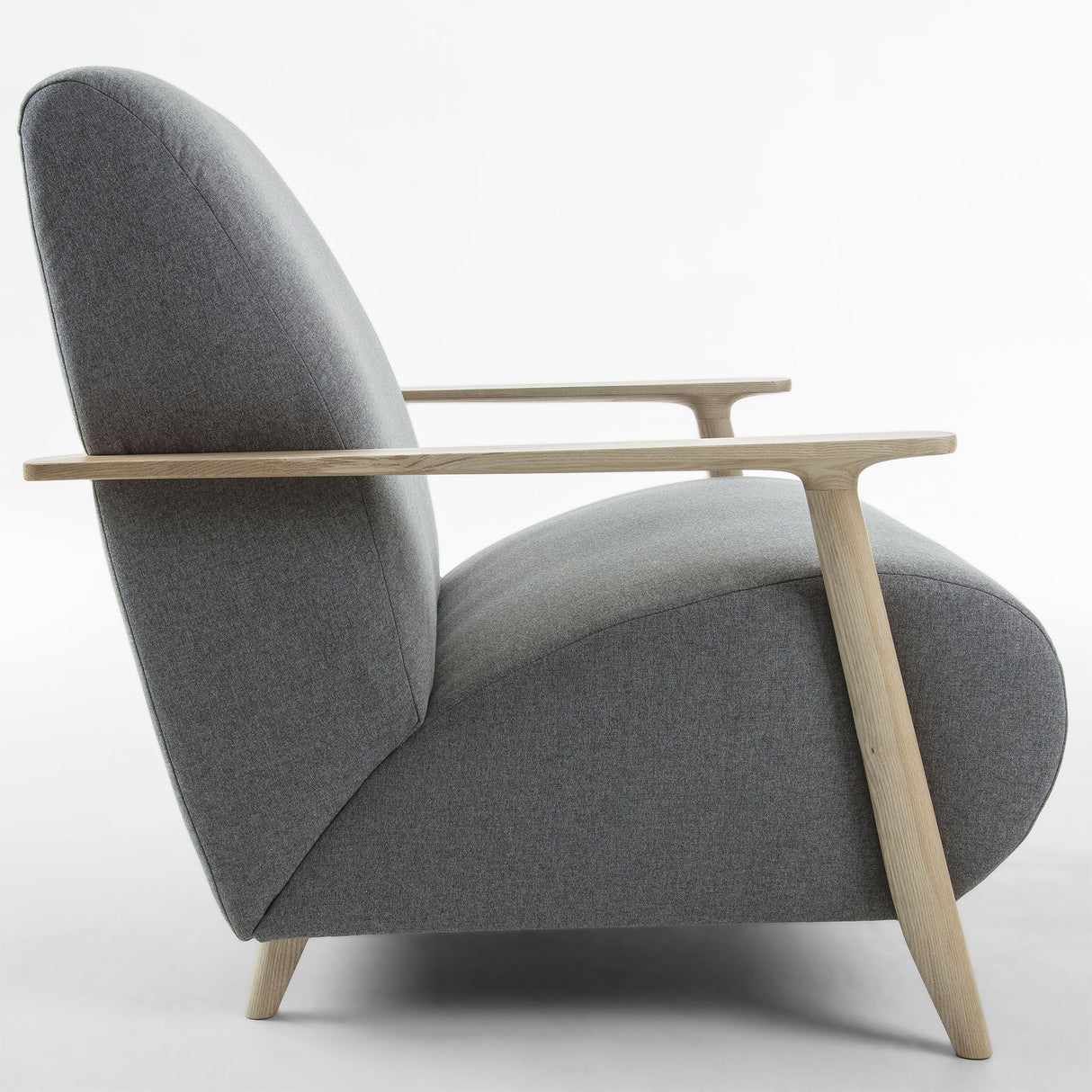 Marthan Lounge Chair m/armlener, grå