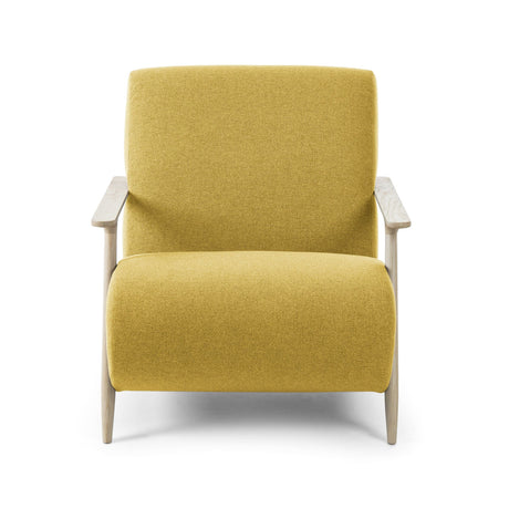 Marthan Lounge Chair m/armlener, sennep