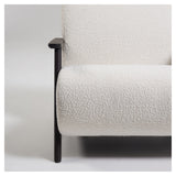 Meghan Lounge Chair, White Teddy