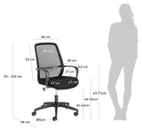 Kave Home Melva Office Chair Black