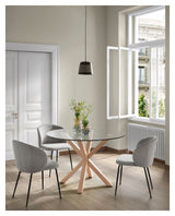 Minna Dining Chair Black/Grey