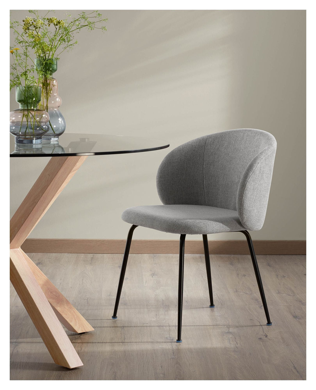 Minna Dining Chair Black/Grey