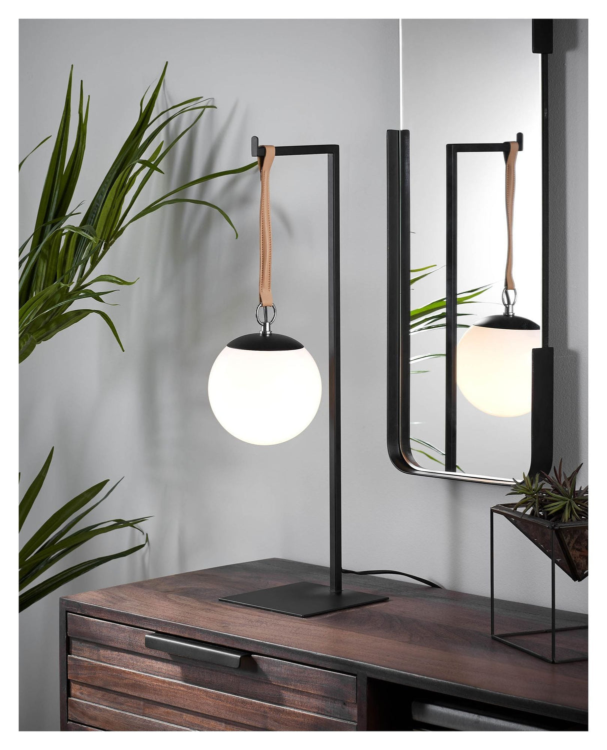 Monteiro bordlampe svart