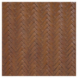 Natesa Bedboard - Solid teak/skinn, 163x60