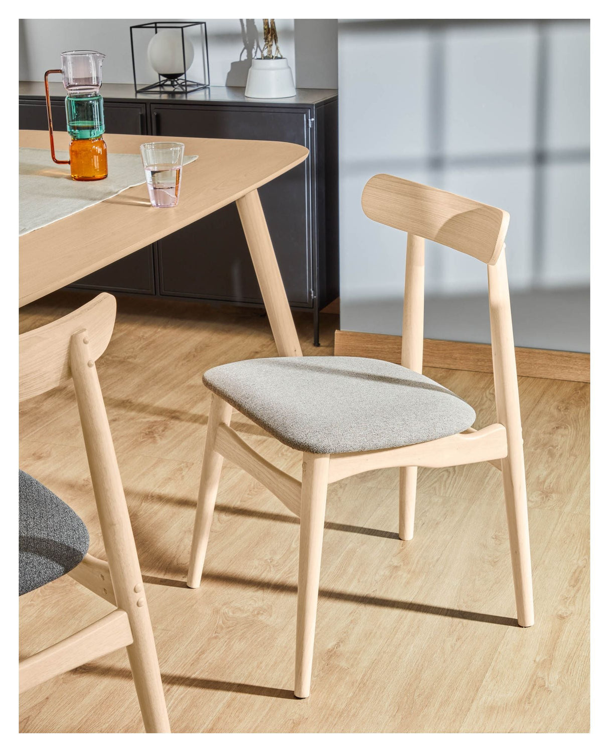 Nayme Dining Chair, Beige