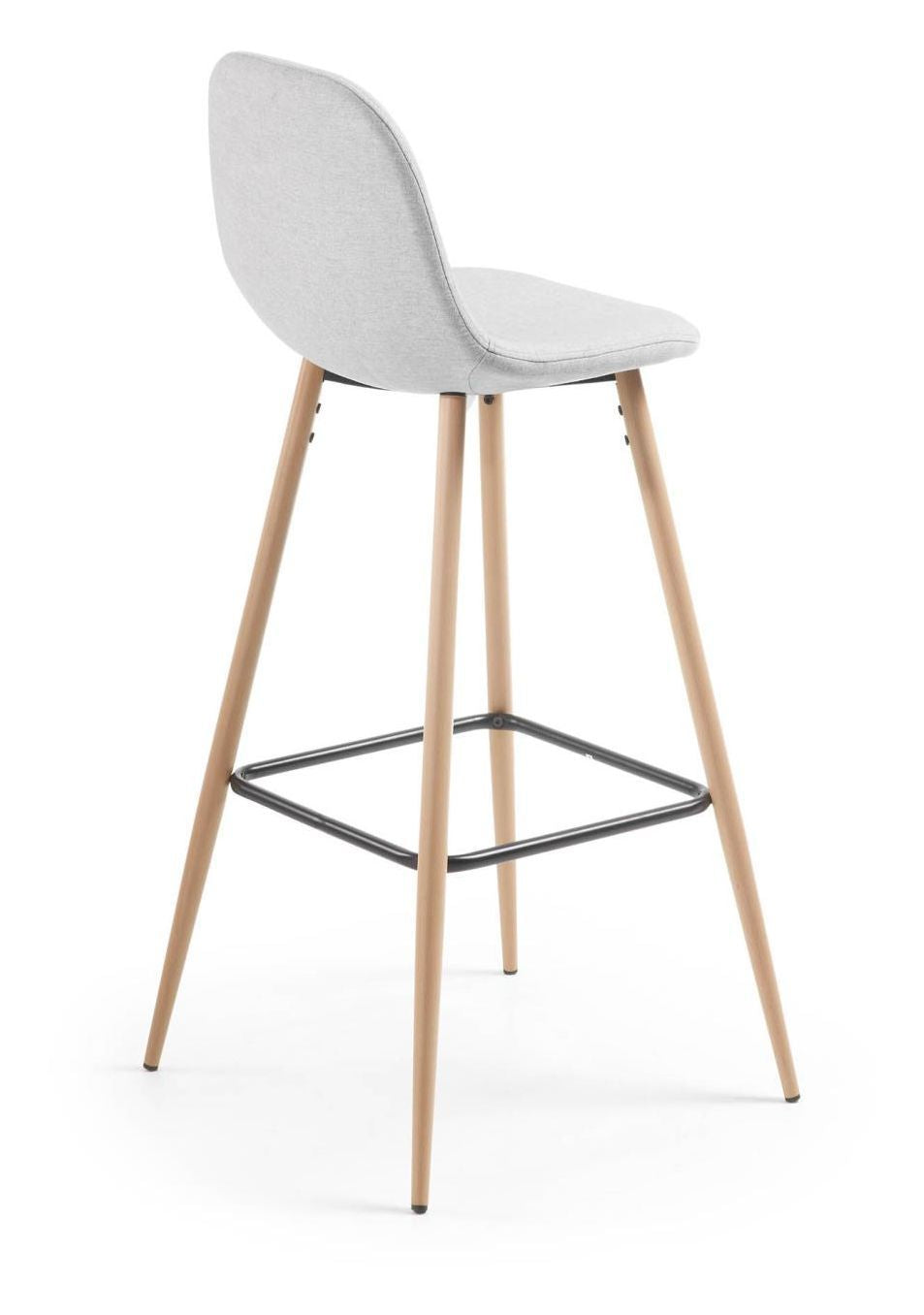 Nilson Bar Stool Light Grey, SH: 65cm