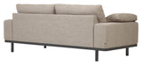 NOA 3-er. Sofa, beige med svarte ben