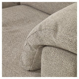 NOA 3-er. Sofa, beige med svarte ben