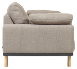 NOA 3-er. Sofa med puter beige/natur