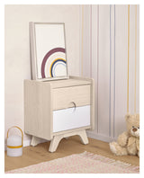 Nunila Kids nattbord MDF/ASH FINEREER