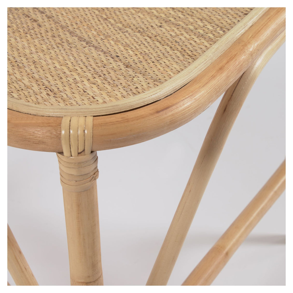 Queenie Deposit Tables, 65x53/50x42, Rattan