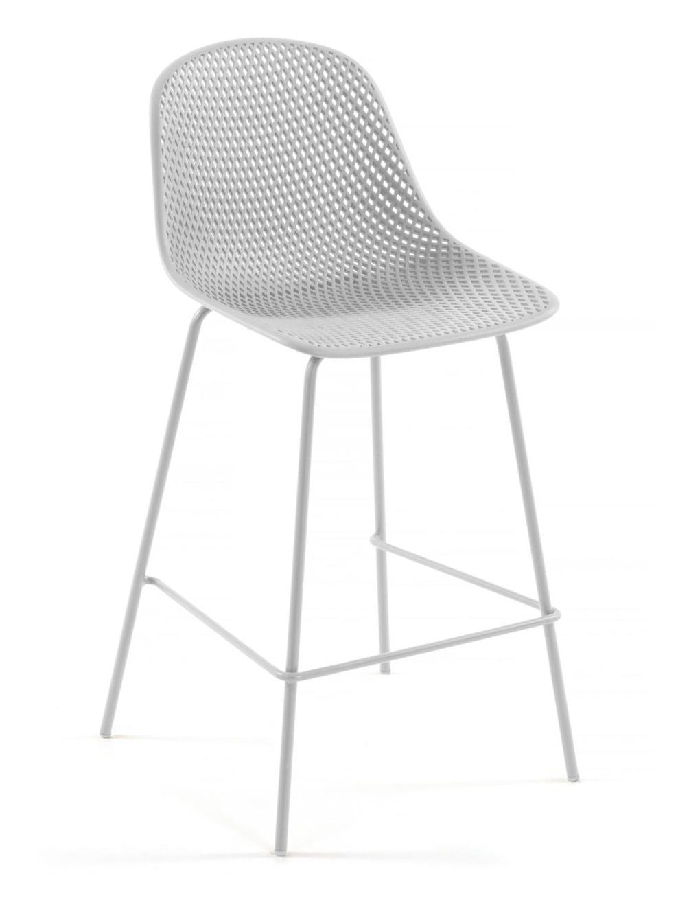 Quinby Bar Stool SH: 65cm, hvit