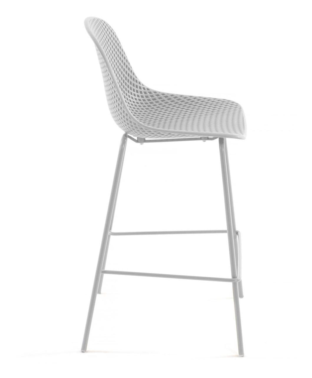 Quinby Bar Stool SH: 65cm, hvit