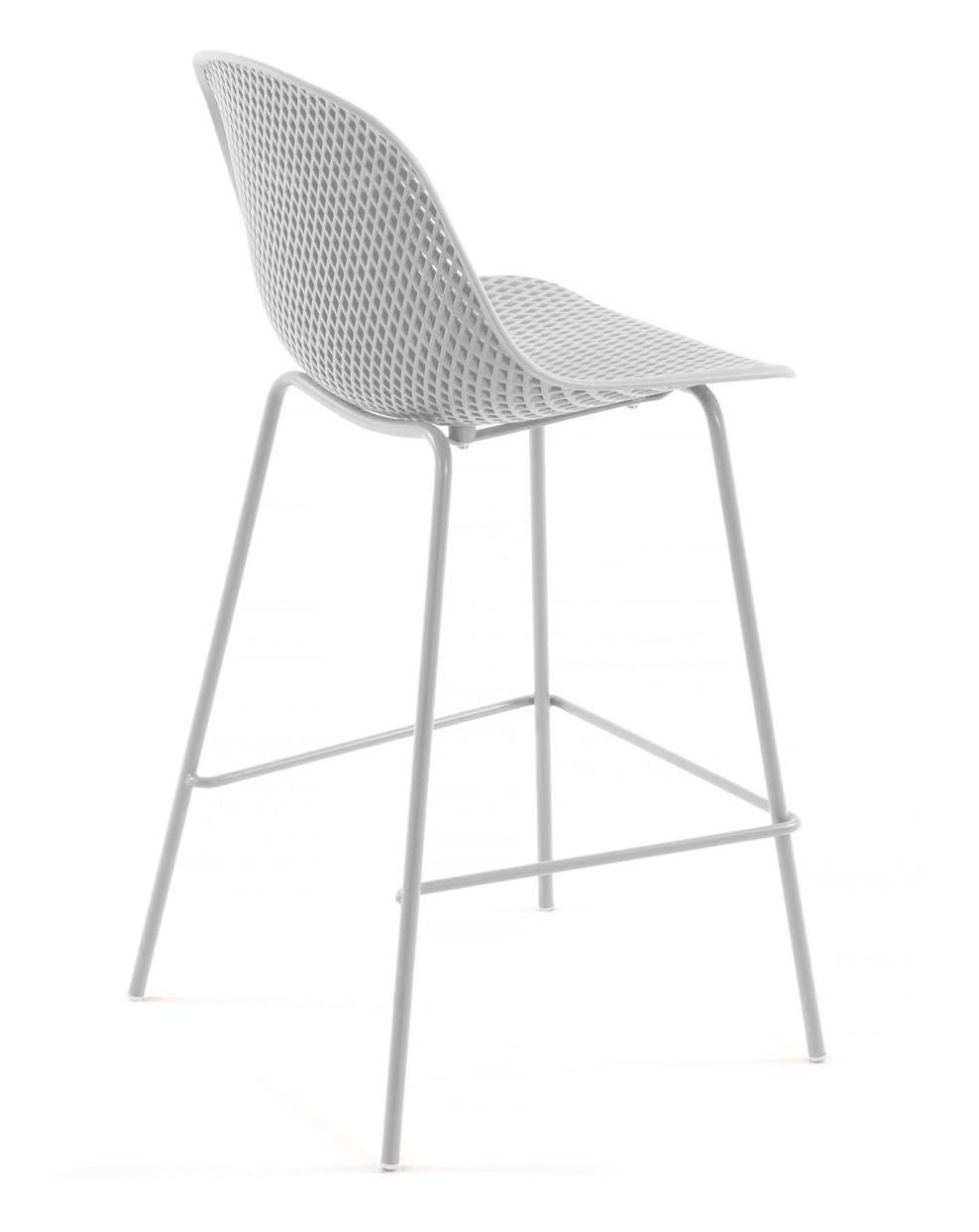 Quinby Bar Stool SH: 65cm, hvit