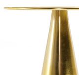 Rhet sidebord Ø38.5 Golden Metal