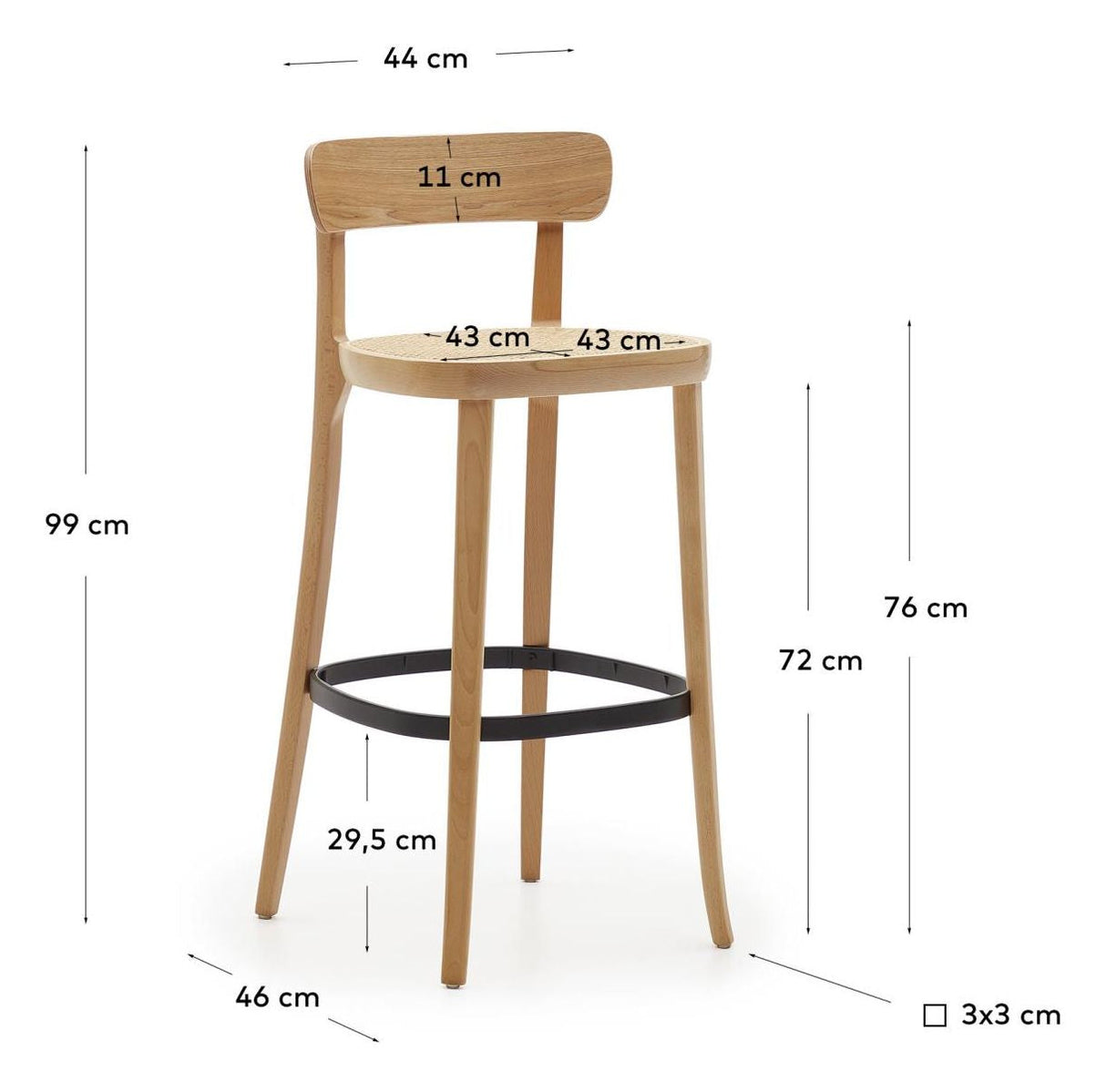 Romane Barstool, naturen