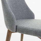 Roxie Dining Chair Grey/Walnut