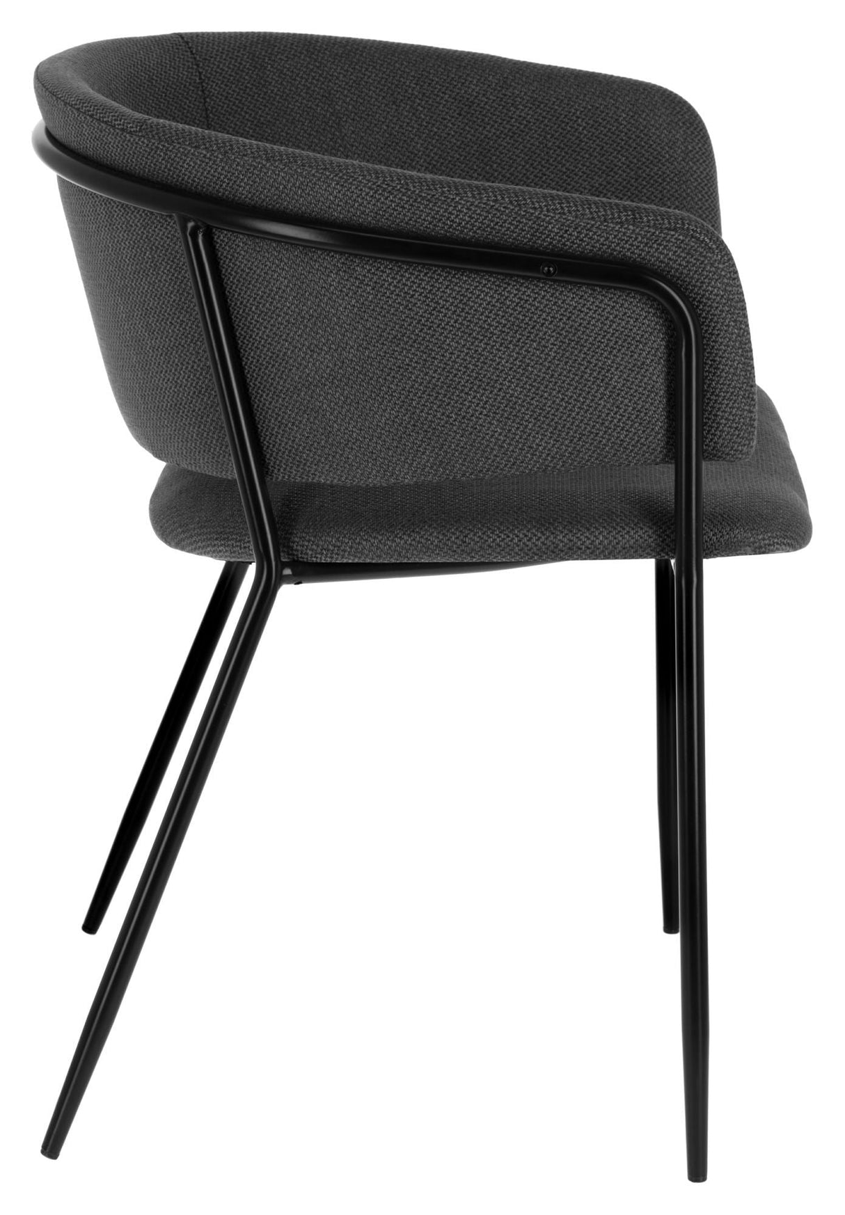 Runnie Dining Chair Dark Grey Twill