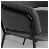 Runnie Dining Chair Dark Grey Twill