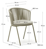 Saconca Garden Chair, Beige