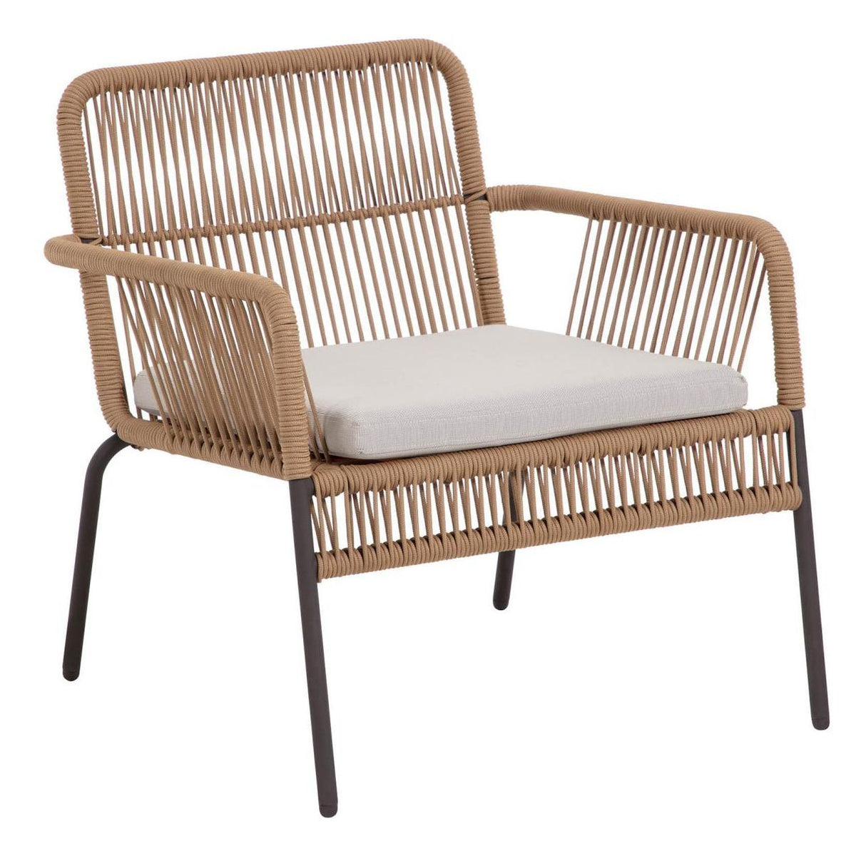 Samanta Lounge stol beige/svart