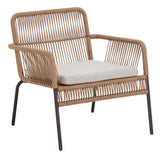 Samanta Lounge stol beige/svart