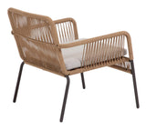 Samanta Lounge stol beige/svart