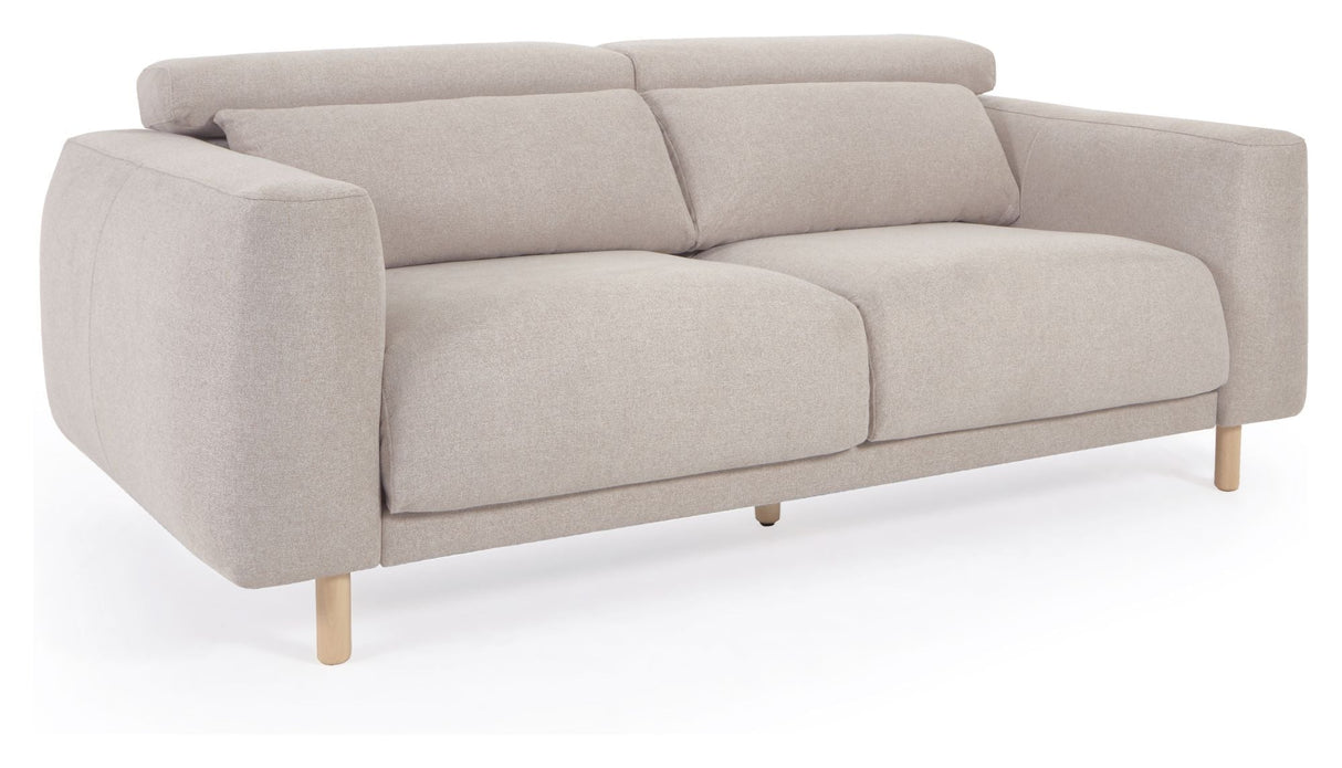 Singa 3-personer. Sofa, Beige Chenille