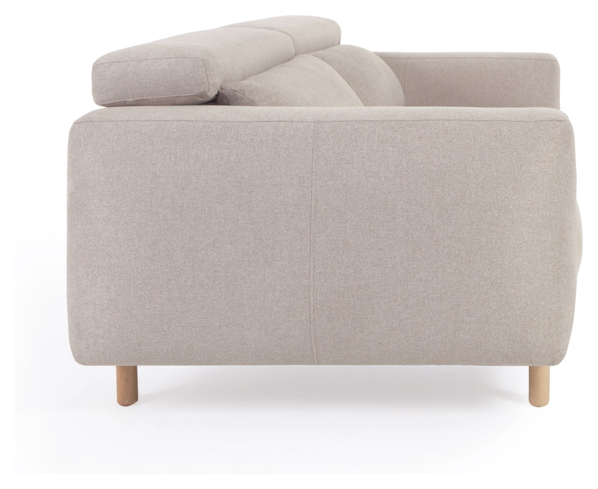 Singa 3-personer. Sofa, Beige Chenille