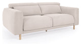 Singa 3-personer. Sofa, White Chenille