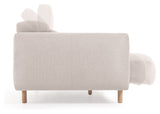 Singa 3-personer. Sofa, White Chenille